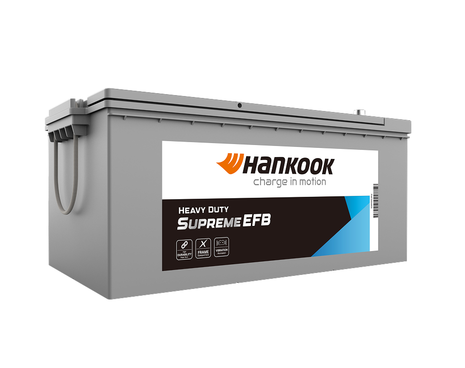 Hankook Battery - Vehículos Comerciales, HD SUPREME EFB Battery for Commercial