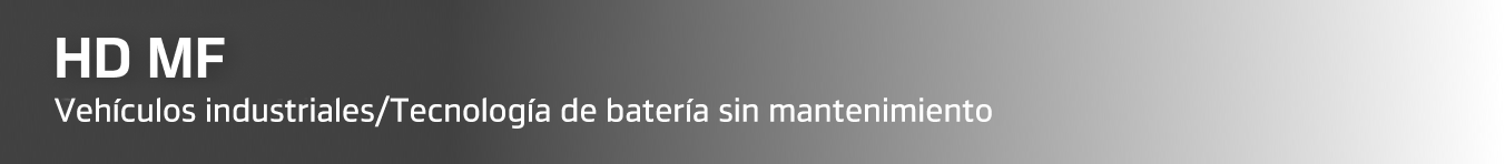 Hankook Battery - HD MF Vehículos industriales/Tecnología de batería sin mantenimiento