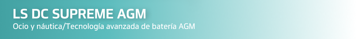 Hankook Battery - LS DC SUPREME AGM Ocio y náutica/Tecnología avanzada de batería AGM