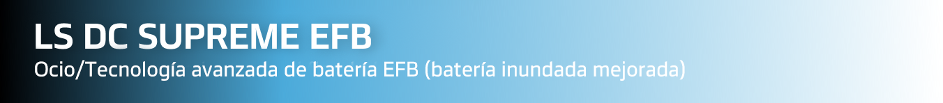 Hankook Battery - LS DC SUPREME EFB Ocio/Tecnología avanzada de batería EFB (batería inundada mejorada)
