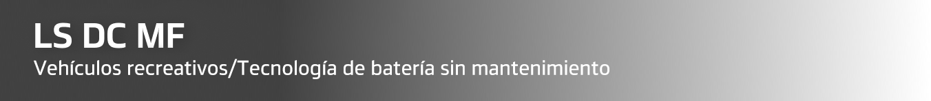 Hankook Battery - LS DC MF Vehículos recreativos/Tecnología de batería sin mantenimiento