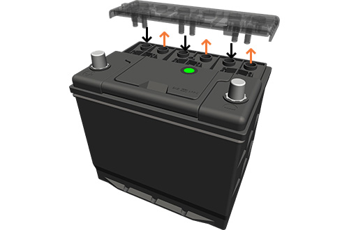 한국배터리, Hankook Battery – 차량용, MF 기술, 전해액 환수 기능 커버 구조
